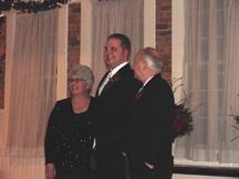 Devin with his parents